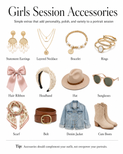 What to bring? Accessories for girls.